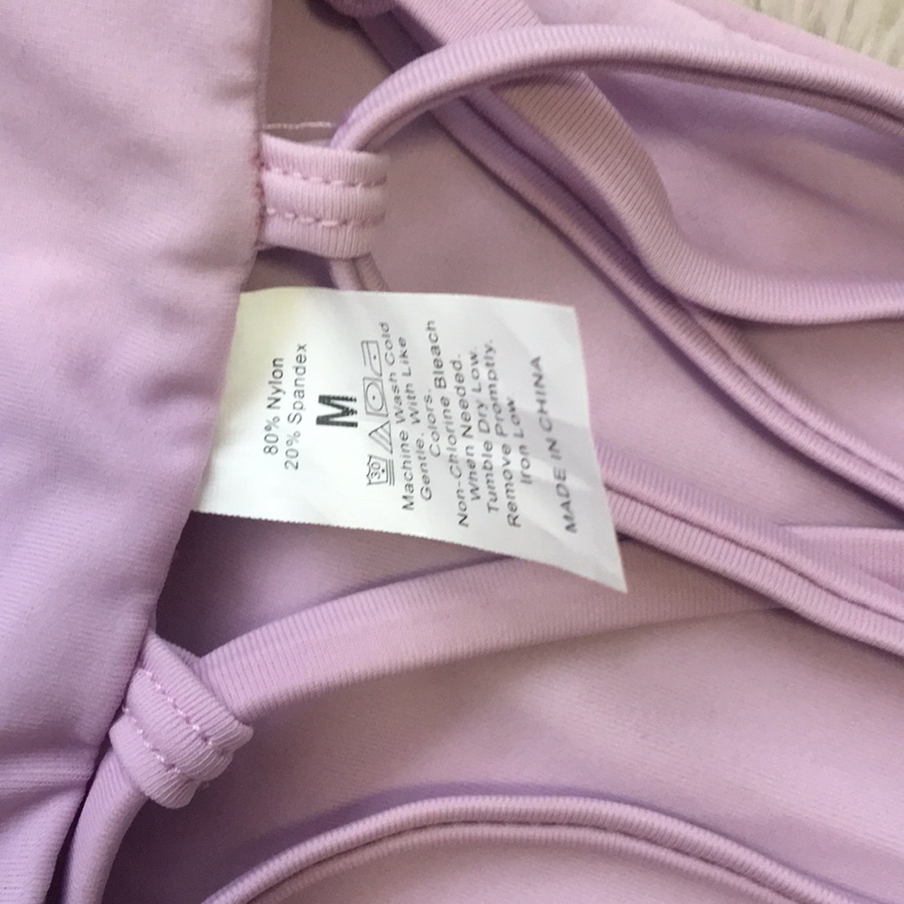 Lilac bandeau bikini NWT - Picture 5 of 5